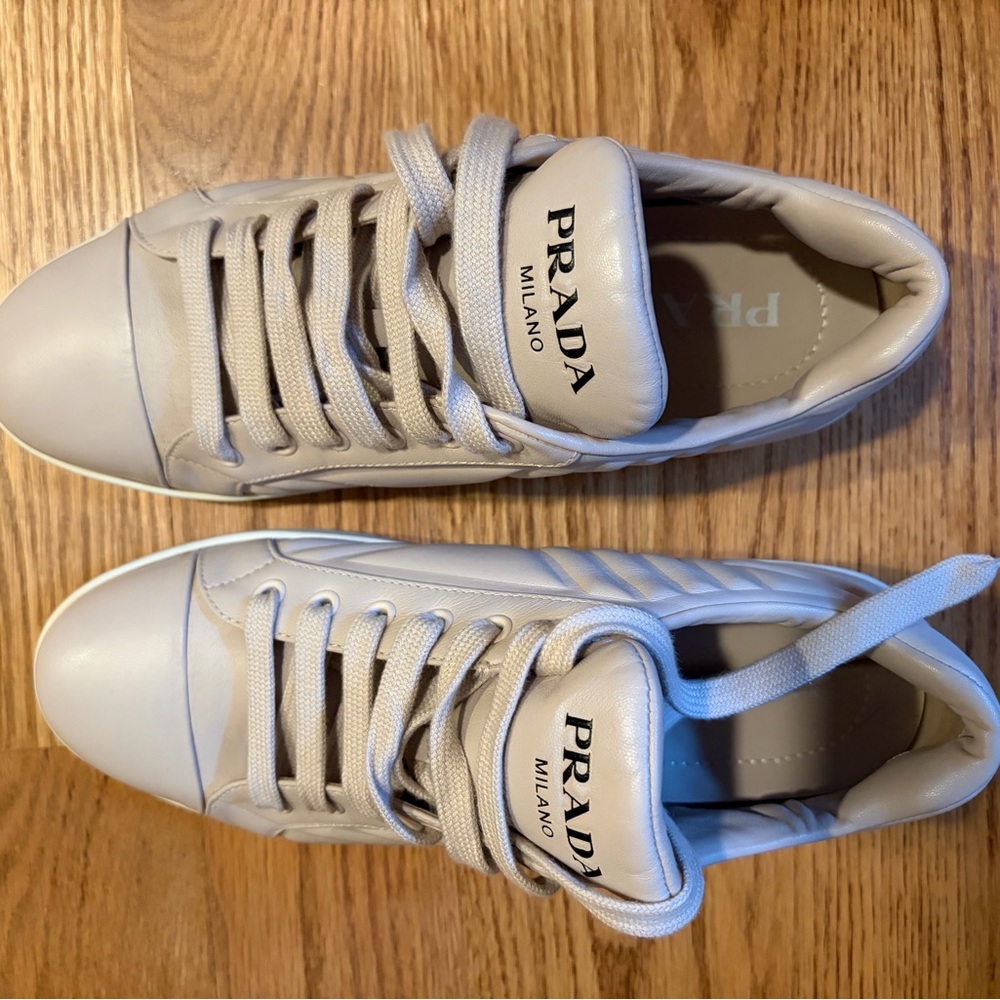 Prada womens Beige Sneakers
